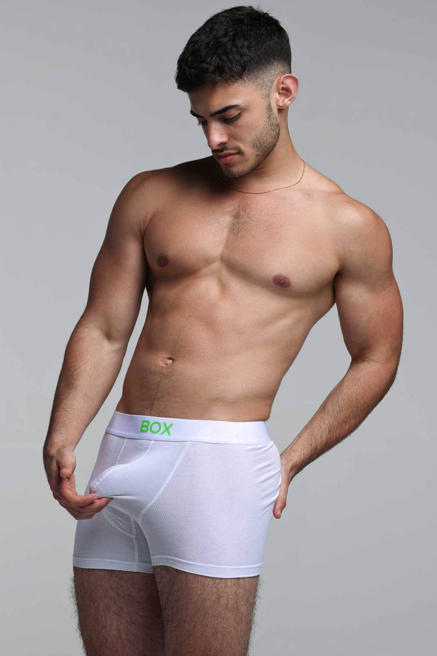 Color Pop Boxers - White & Green