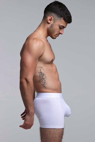 Color Pop Boxers - White & Green