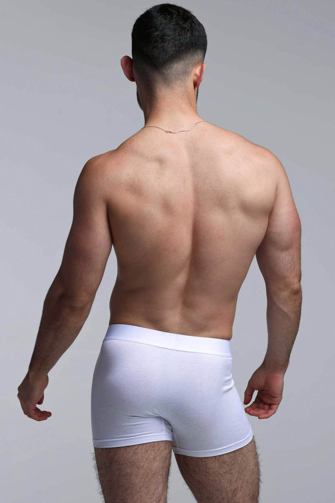 Color Pop Boxers - White & Orange