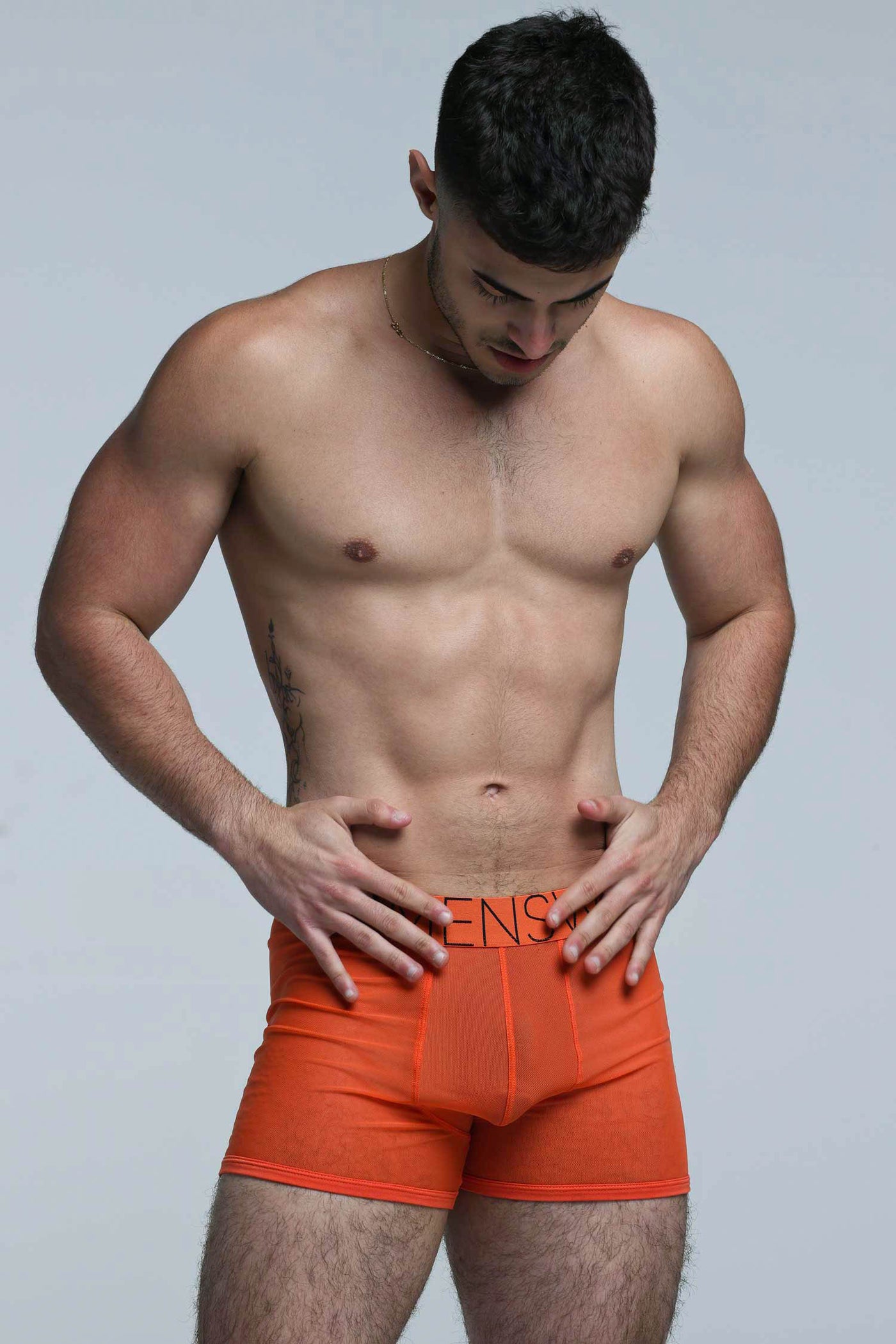 All Over Mesh Boxers - Orangeade