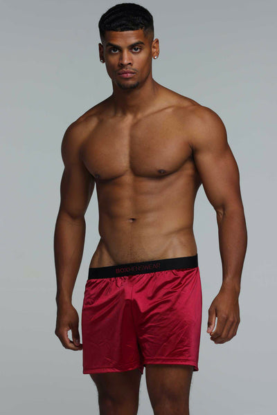 Satin Boxers - Rouge Desire