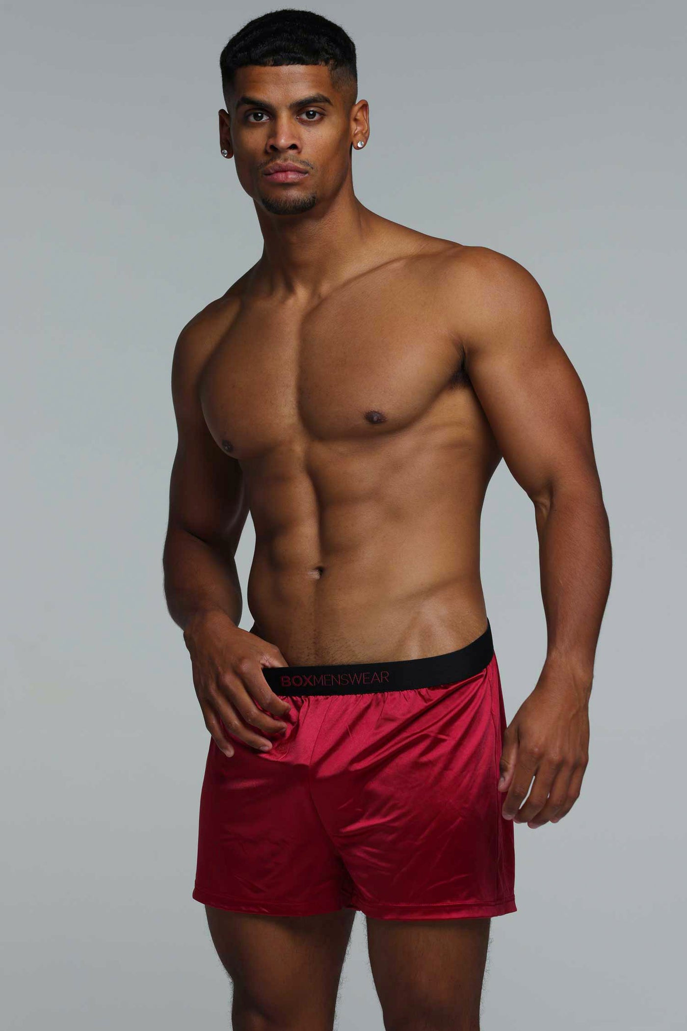 Satin Boxers - Rouge Desire