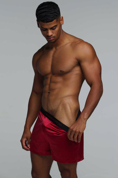 Satin Boxers - Rouge Desire