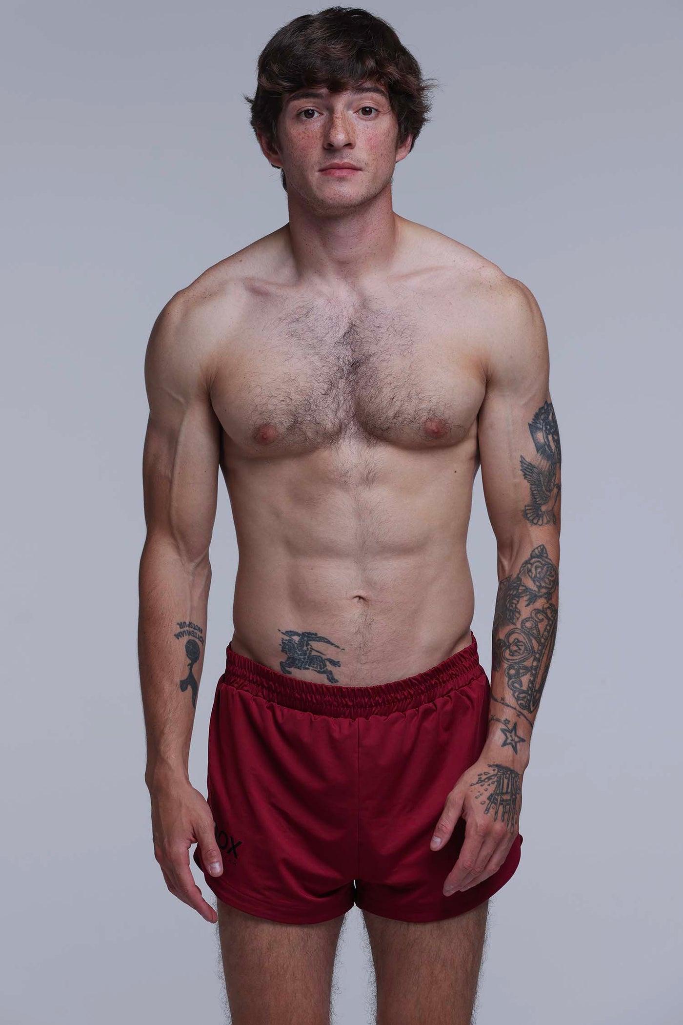 Compound Jock Shorts - Maroon