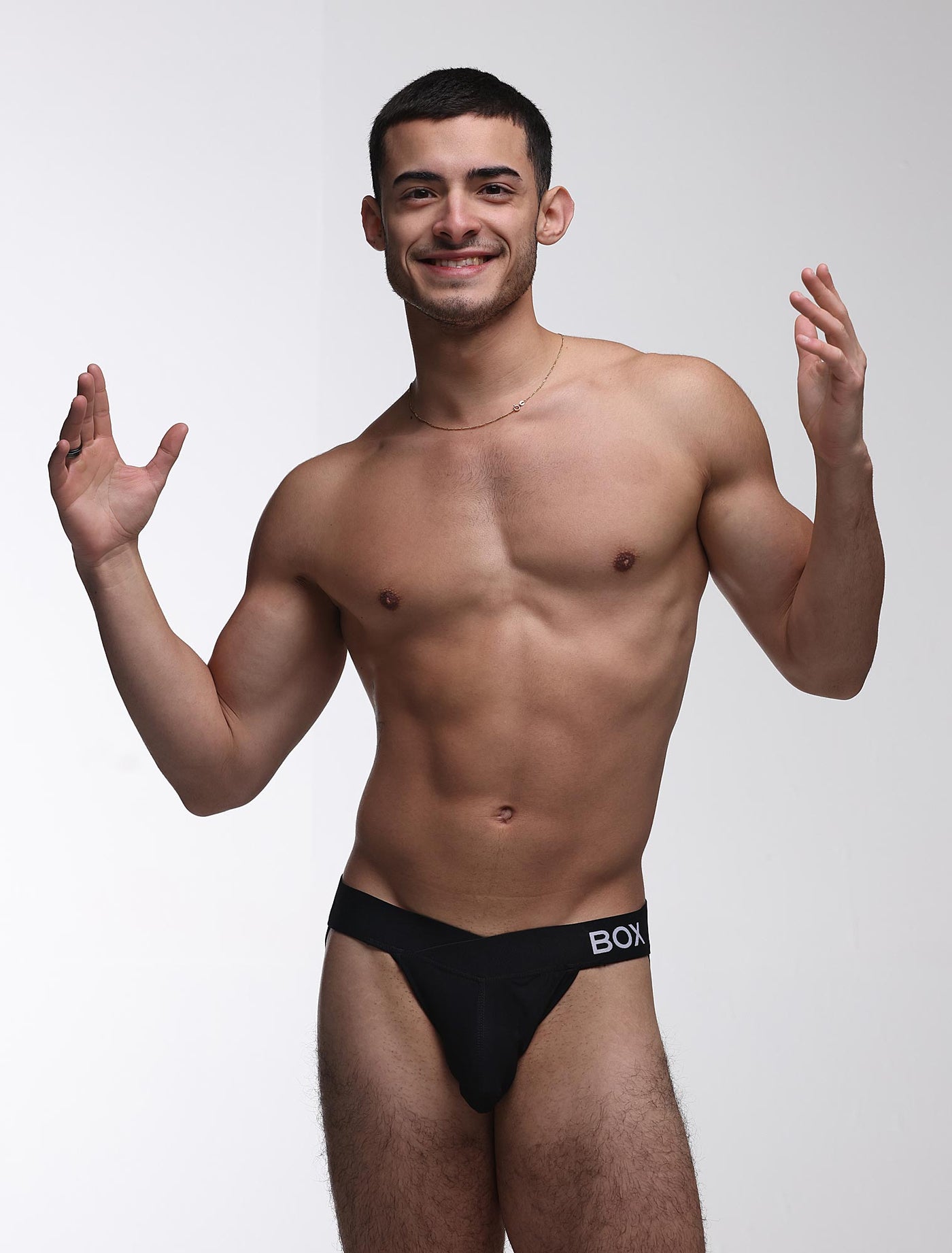 V-Shape Jockstrap - Hard Black