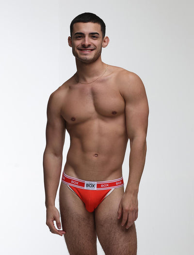 '90s Knit Jockstrap - Racer Red - boxmenswear - {{variant_title}}