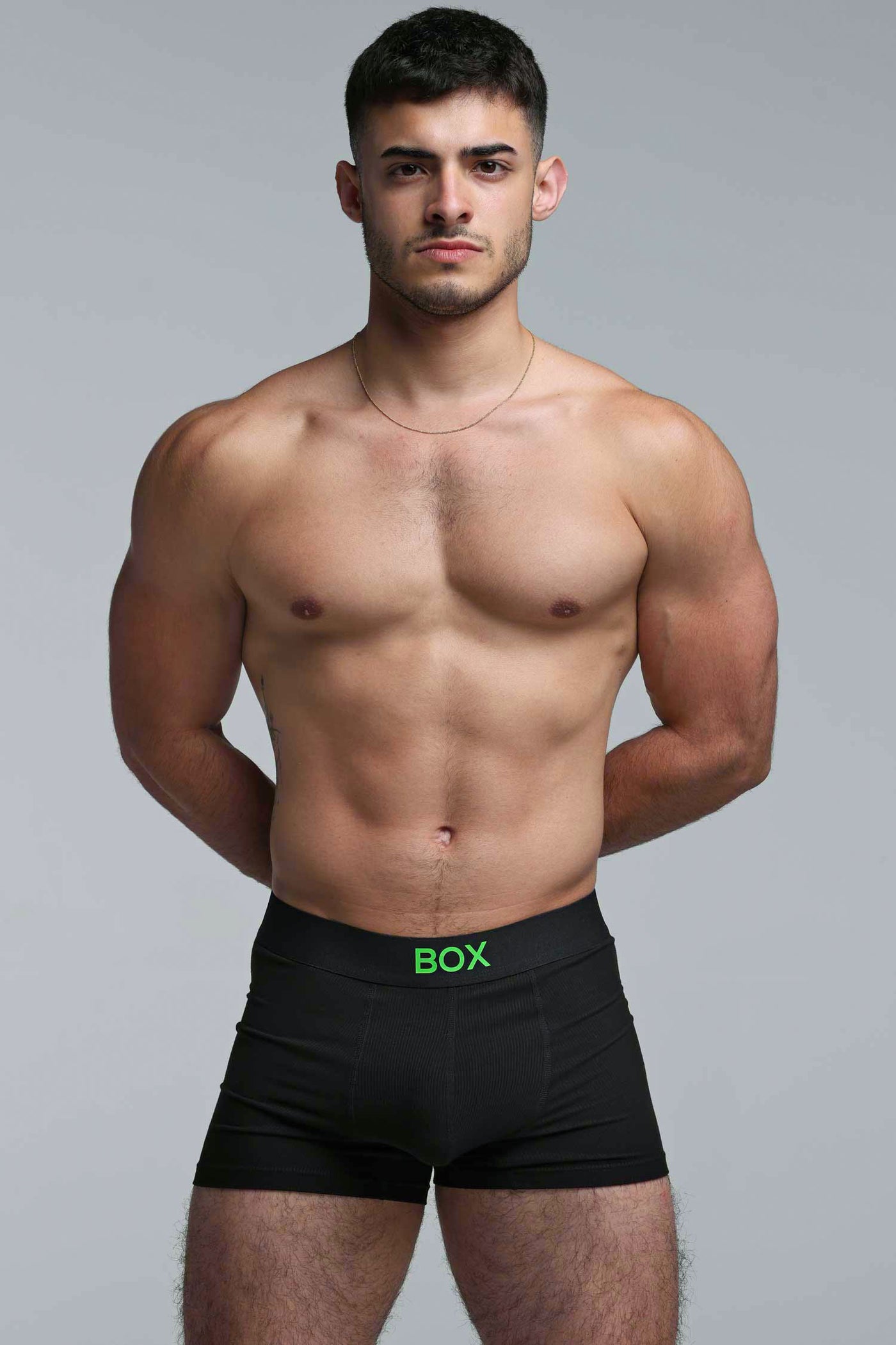 Color Pop Boxers - Black & Green