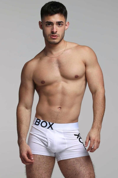 Mens White Boxers