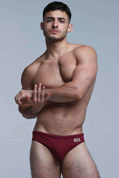 Swimming Trunks - Burgundy