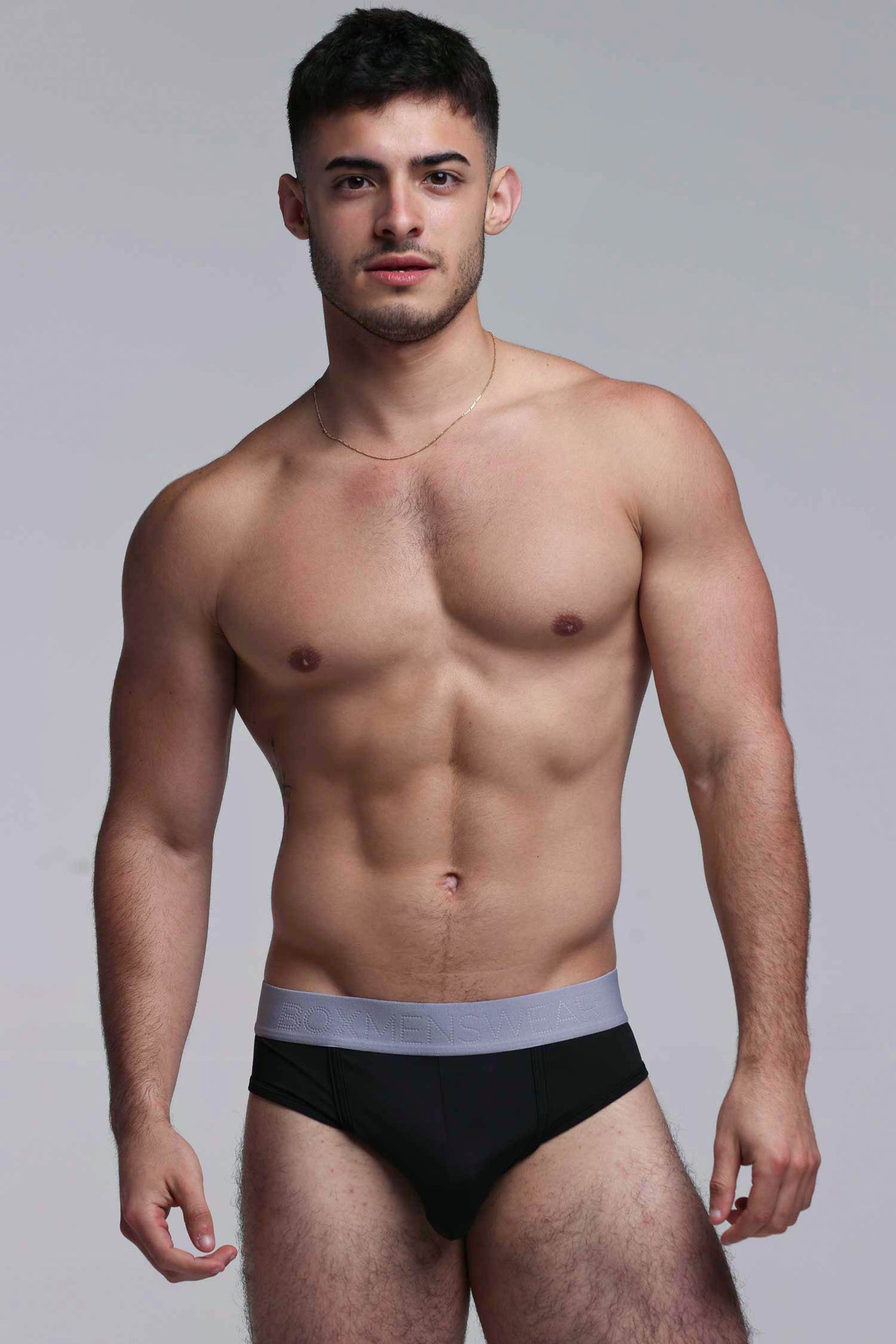 Mesh Panel Briefs - Midnight Milan