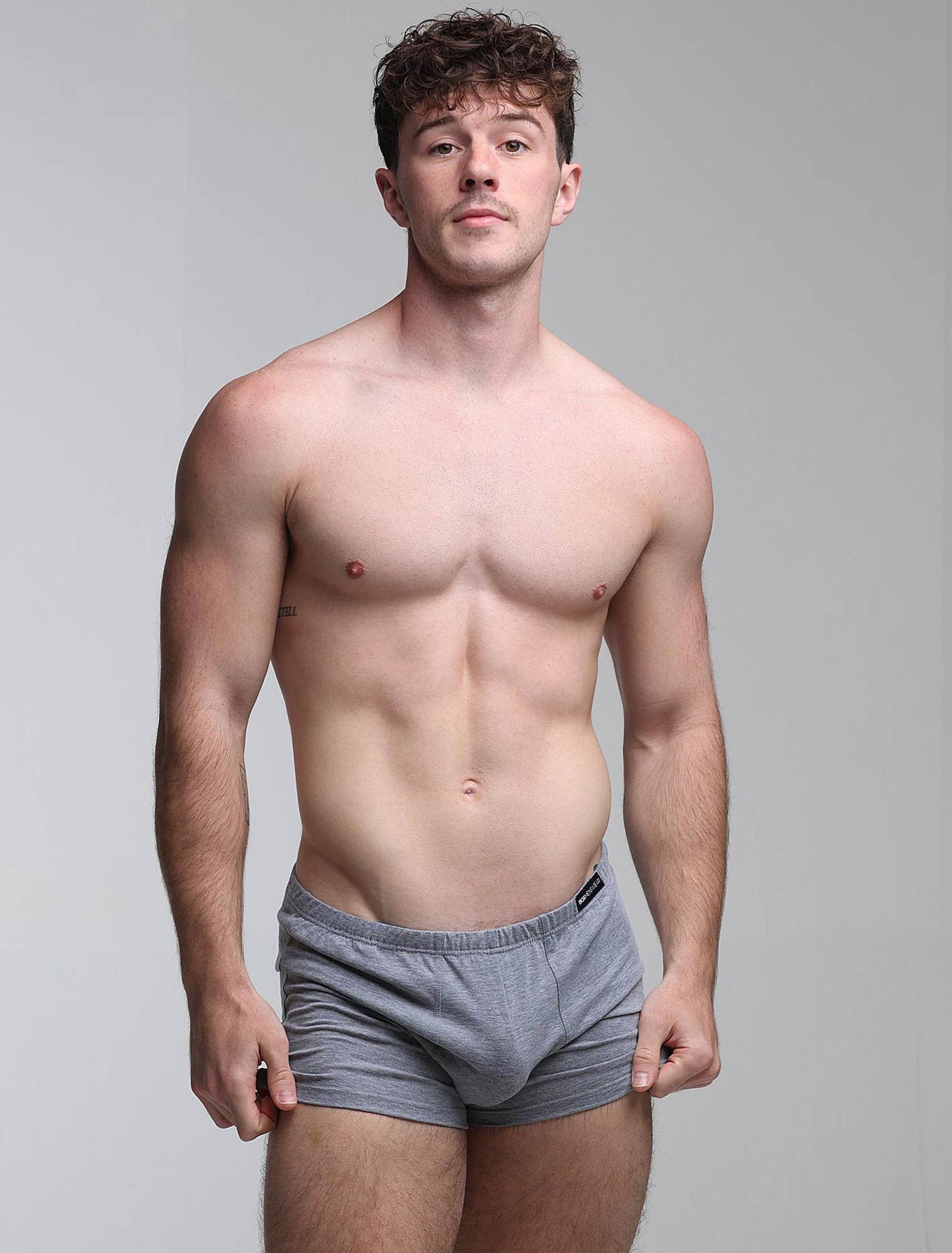Minimal Boxers - Melange Grey