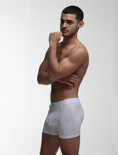 Color Pop Boxers - White & Green