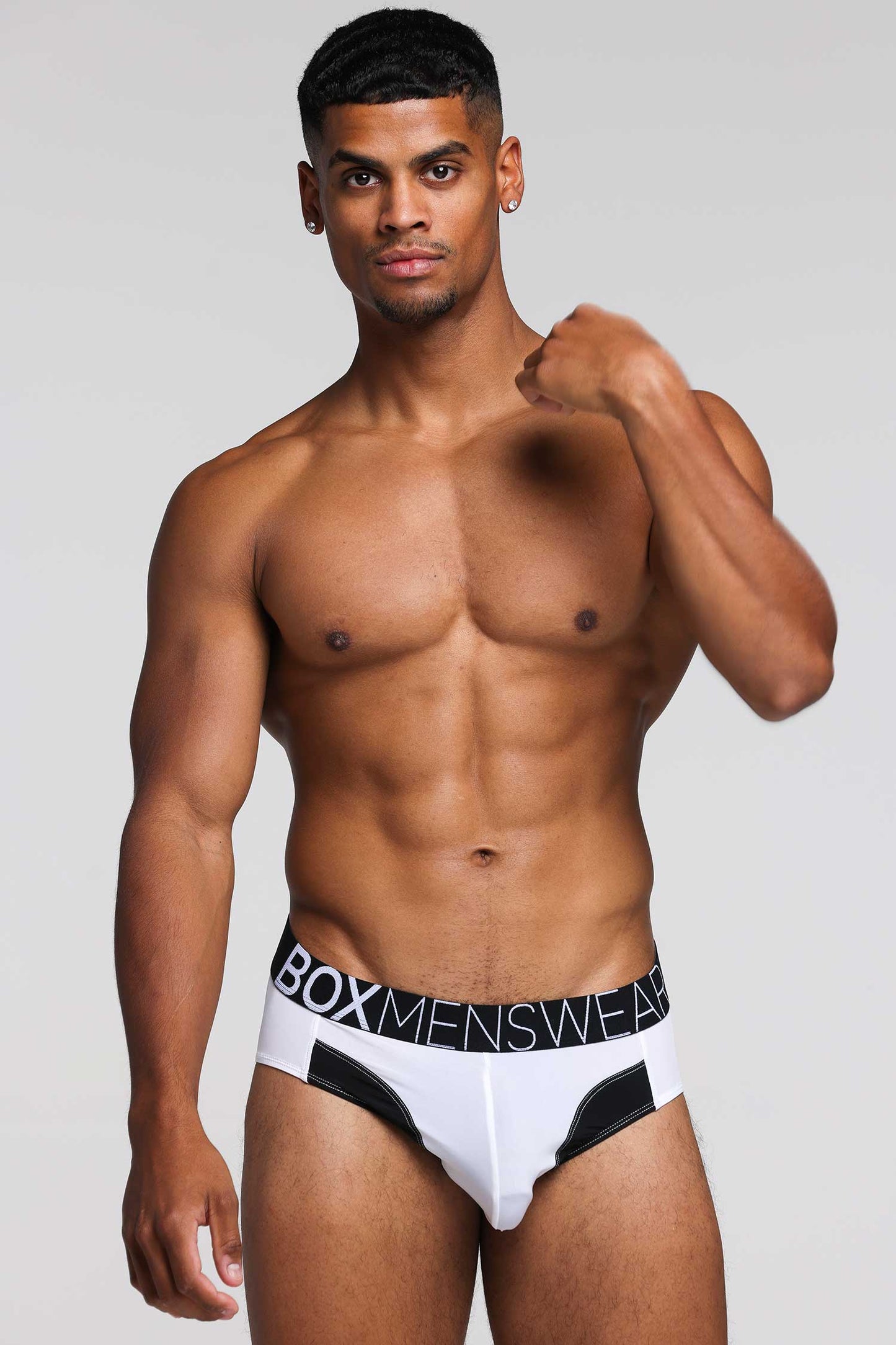 Prince Fit Briefs - White & Black - boxmenswear - {{variant_title}}
