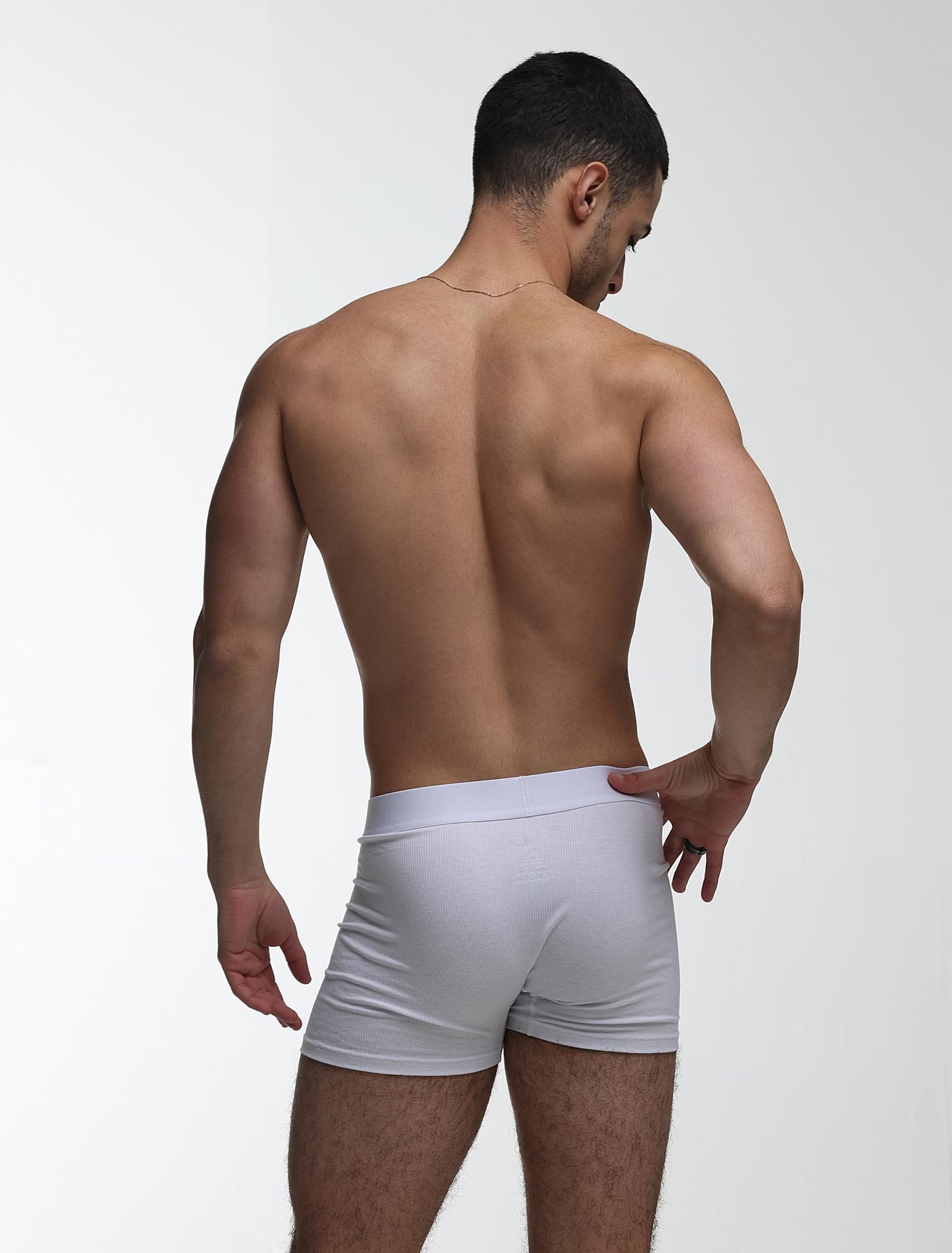 Color Pop Boxers - White & Orange