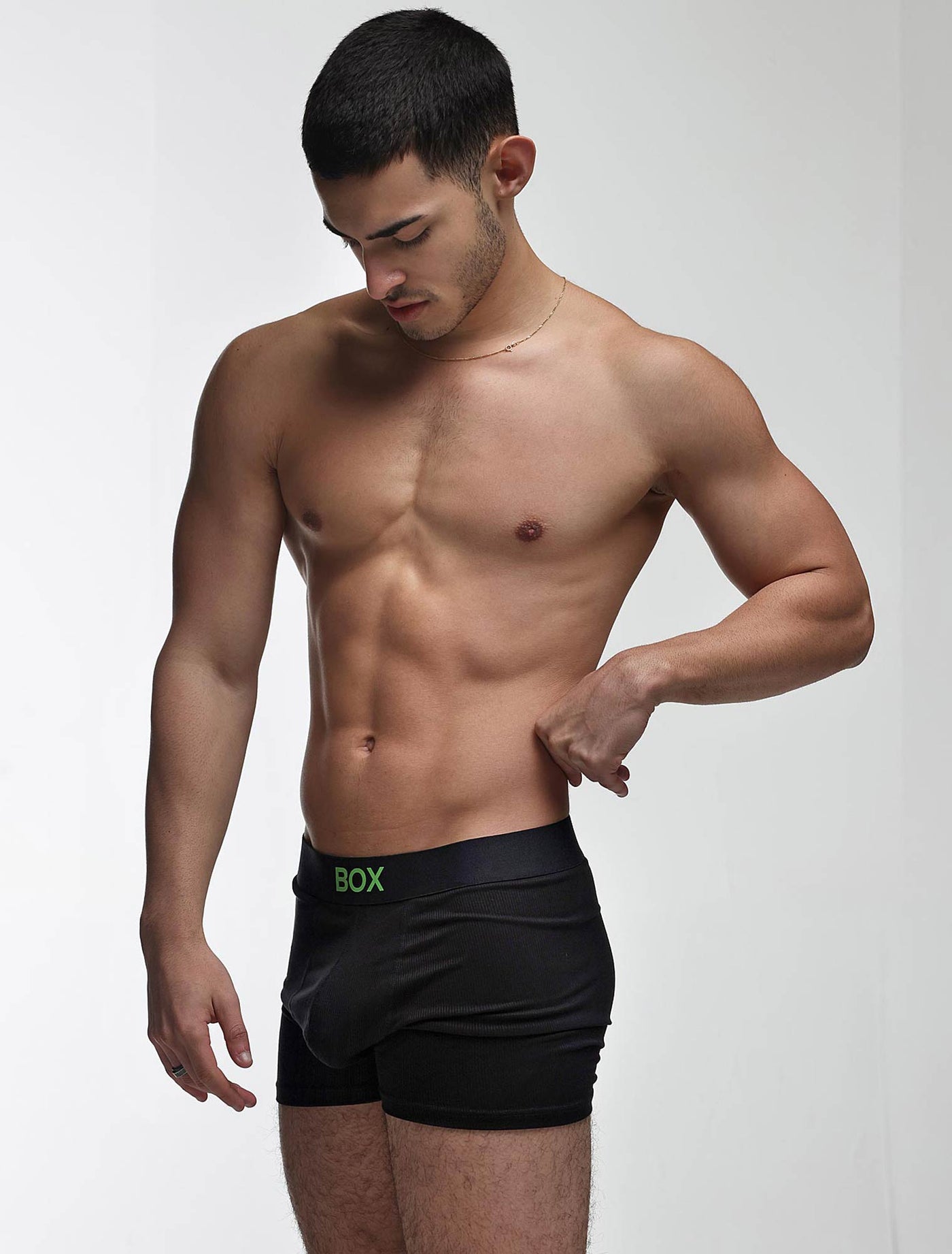 Color Pop Boxers - Black & Green