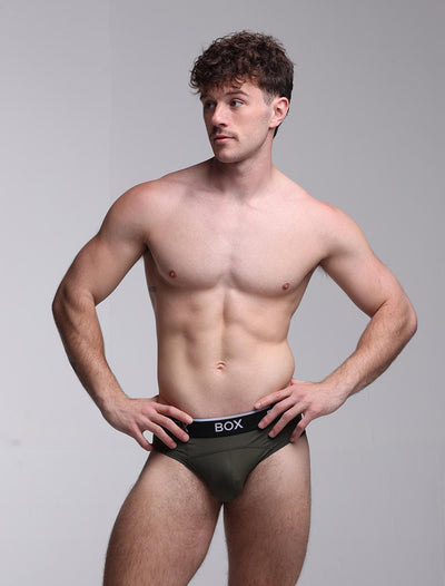 Box x Elliott: Elite Briefs - Chic Khaki