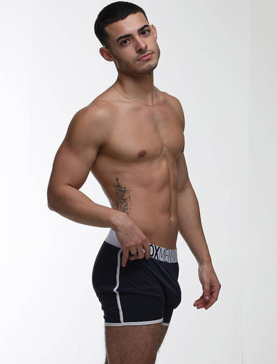 Mens Sports Loose Fit Boxers - Wall Street