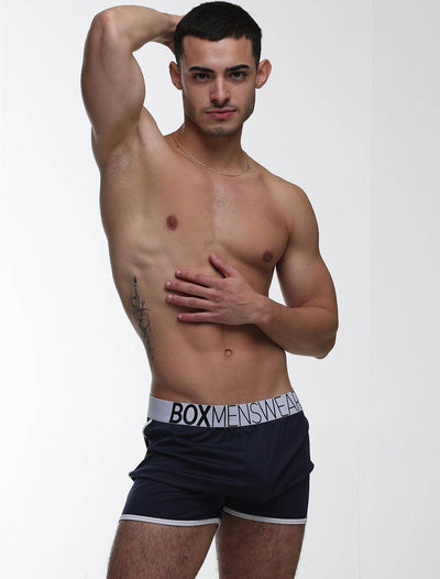 Mens Sports Loose Fit Boxers - Wall Street