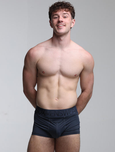 Mens Arched Keyhole Boxers - Nautical Nightfall