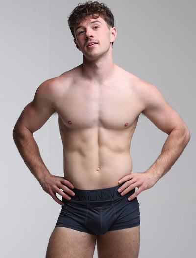 Mens Arched Keyhole Boxers - Nautical Nightfall