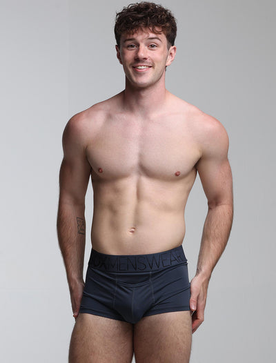 Mens Arched Keyhole Boxers - Nautical Nightfall