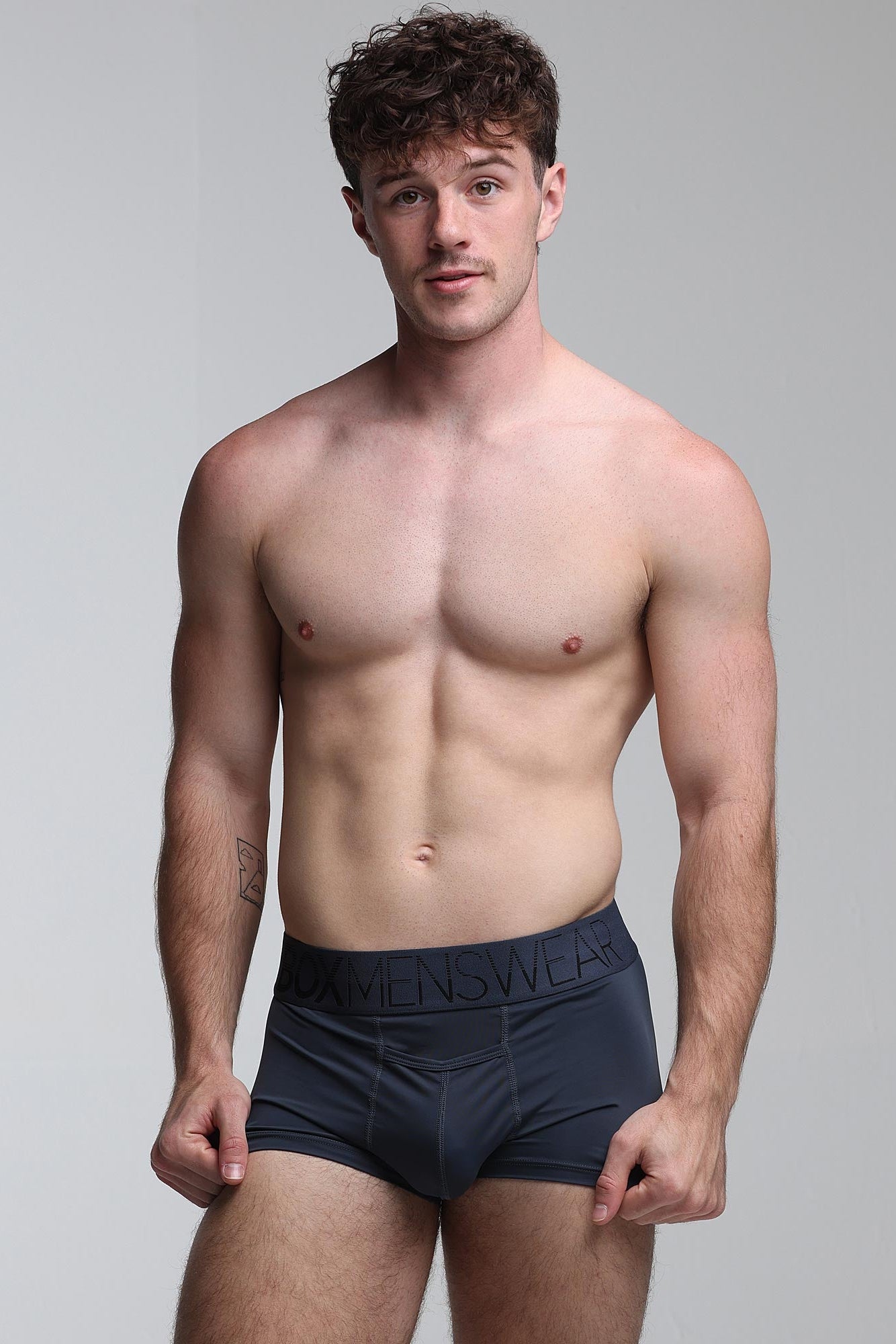 Mens Arched Keyhole Boxers - Nautical Nightfall - boxmenswear - {{variant_title}}
