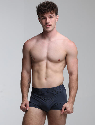 Mens Arched Keyhole Boxers - Nautical Nightfall