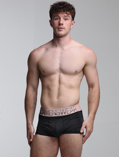 Mens Arched Keyhole Boxers - Crimson Royale