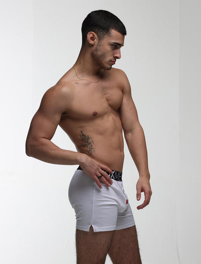 Button-up Boxers - Venus White