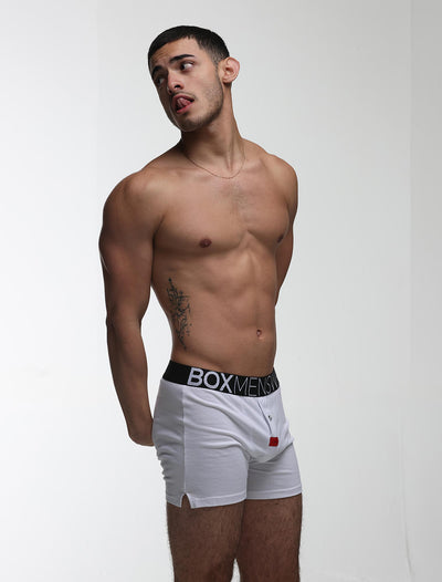 Button-up Boxers - Venus White