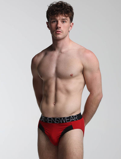 Prince Fit Briefs - Red & Black