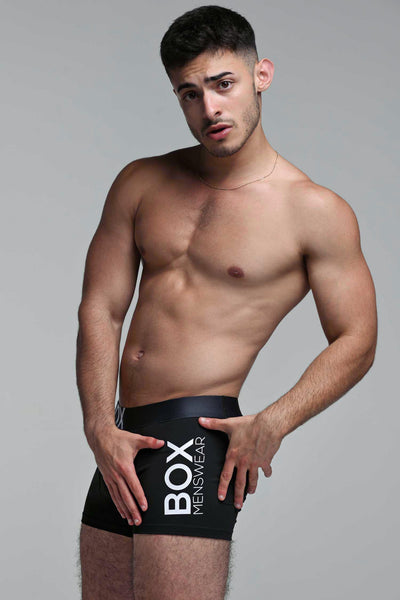 Mens Black Boxers