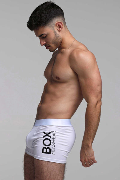 Mens White Boxers