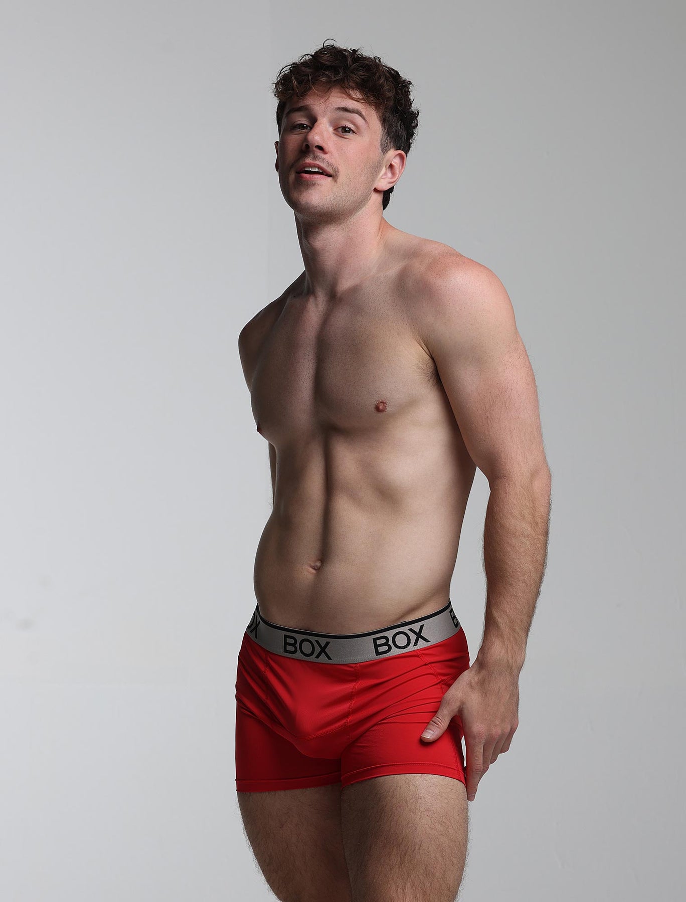 Box Menswhere Mens Sports Boxers - Red Ignition – Box Menswear