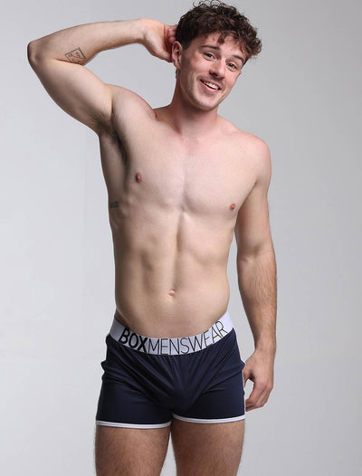 Mens Sports Loose Fit Boxers - Wall Street