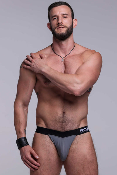 V-Shape Jockstrap - Grey Elegance