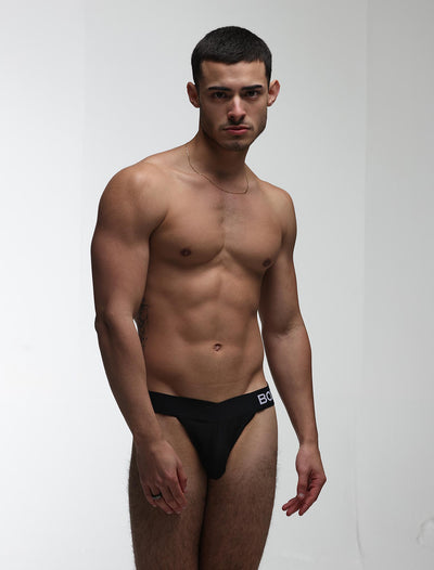 V-Shape Jockstrap - Hard Black