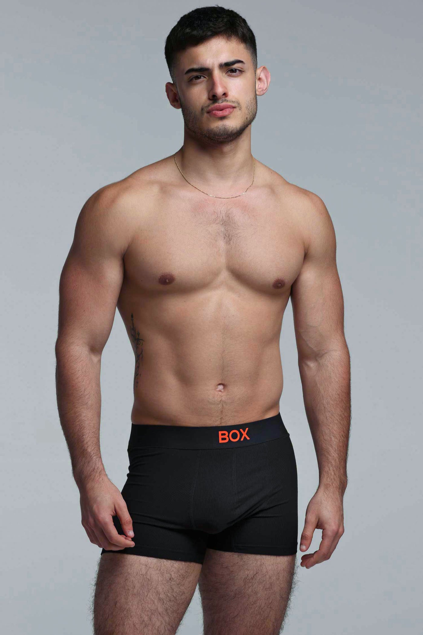 Color Pop Boxers - Black & Orange