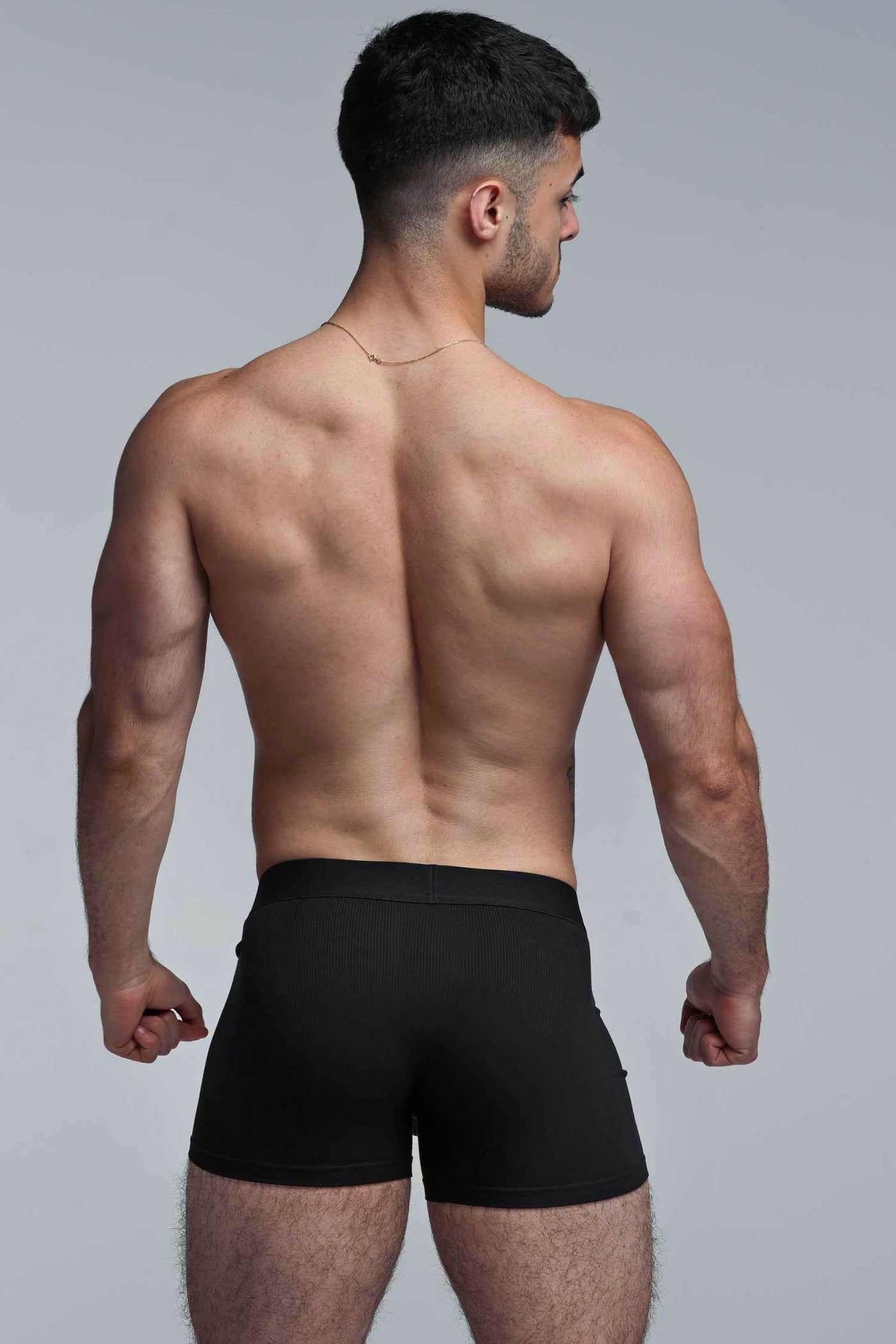 Color Pop Boxers - Black & Orange