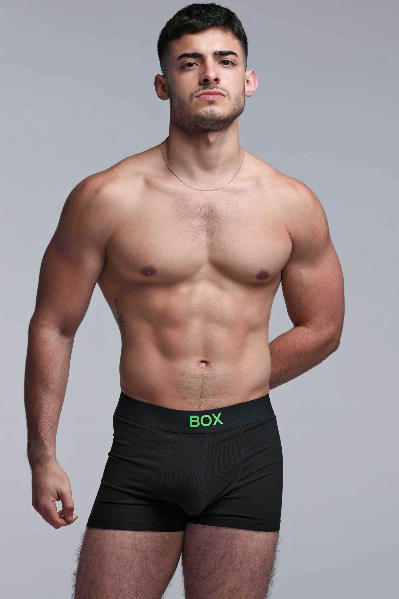 Color Pop Boxers - Black & Green