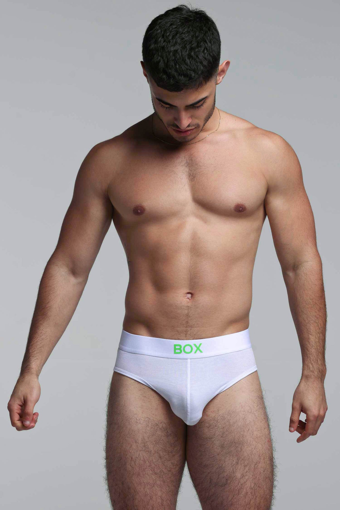 Color Pop Briefs - White & Green