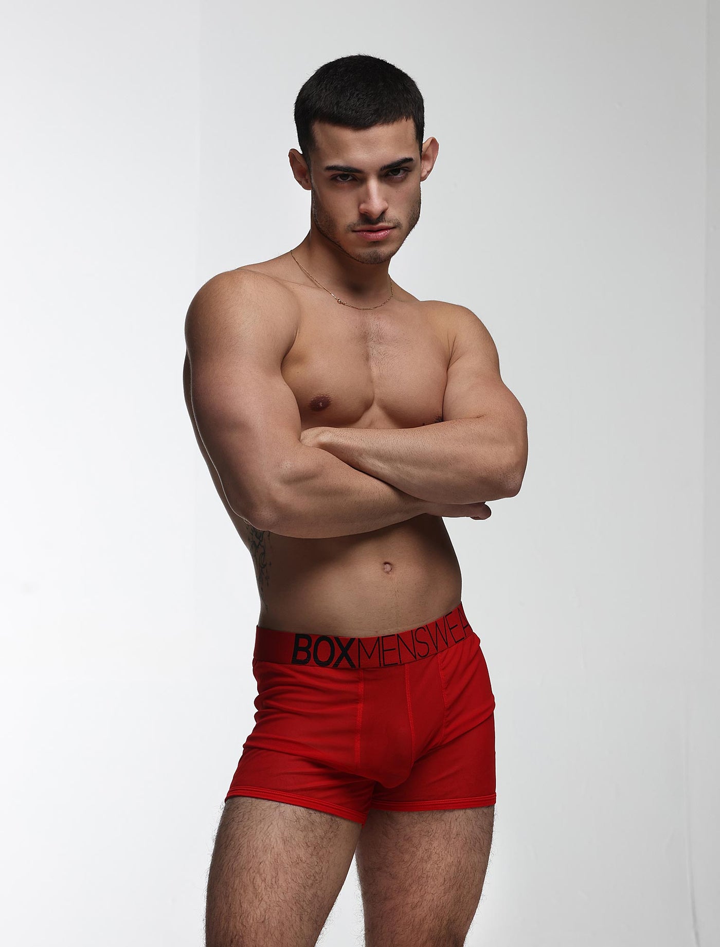 All Over Mesh Boxers - Direct Red
