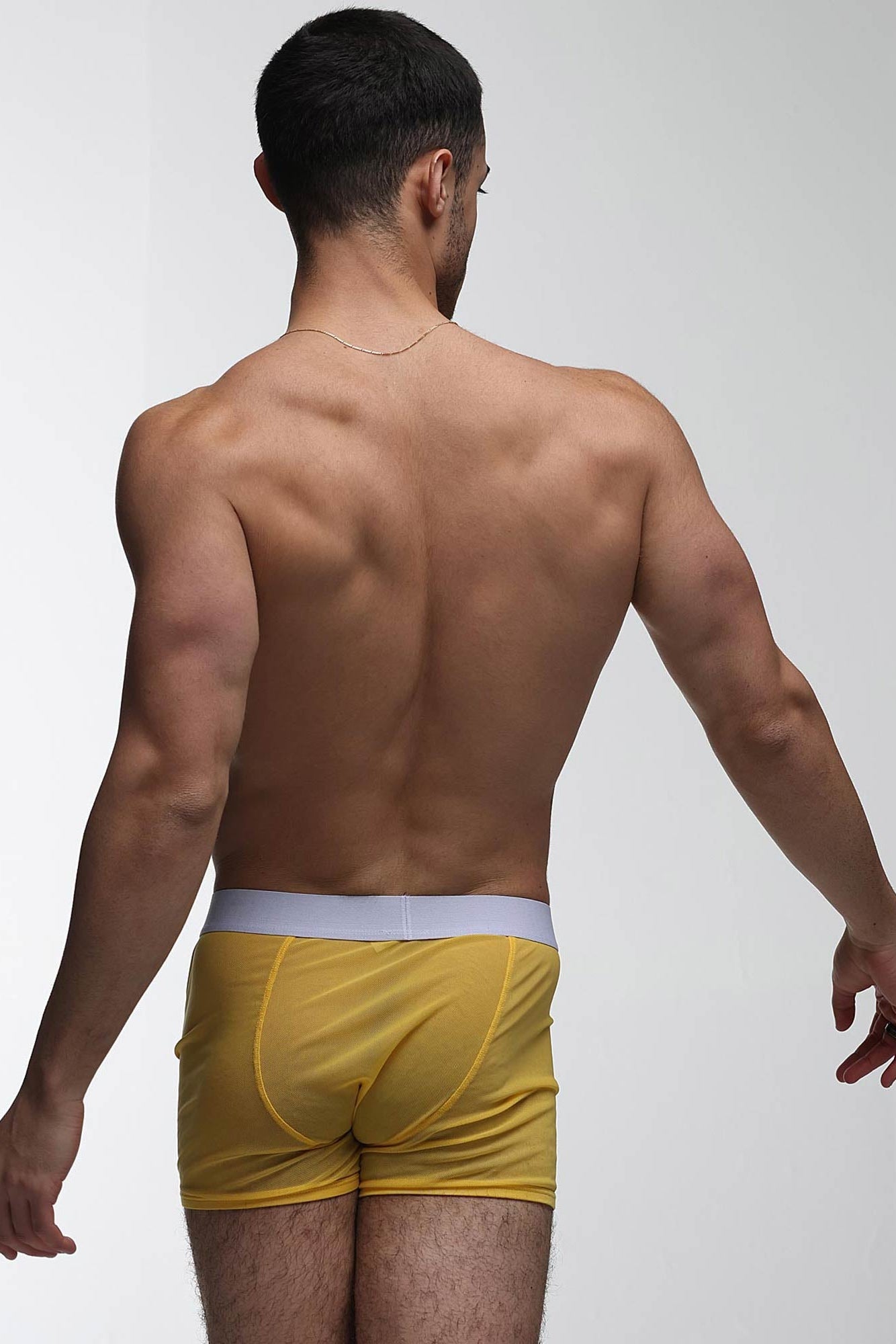 All Over Mesh Boxers - Mellow Yellow - boxmenswear - {{variant_title}}