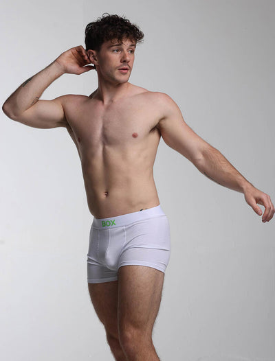 Color Pop Boxers - White & Green