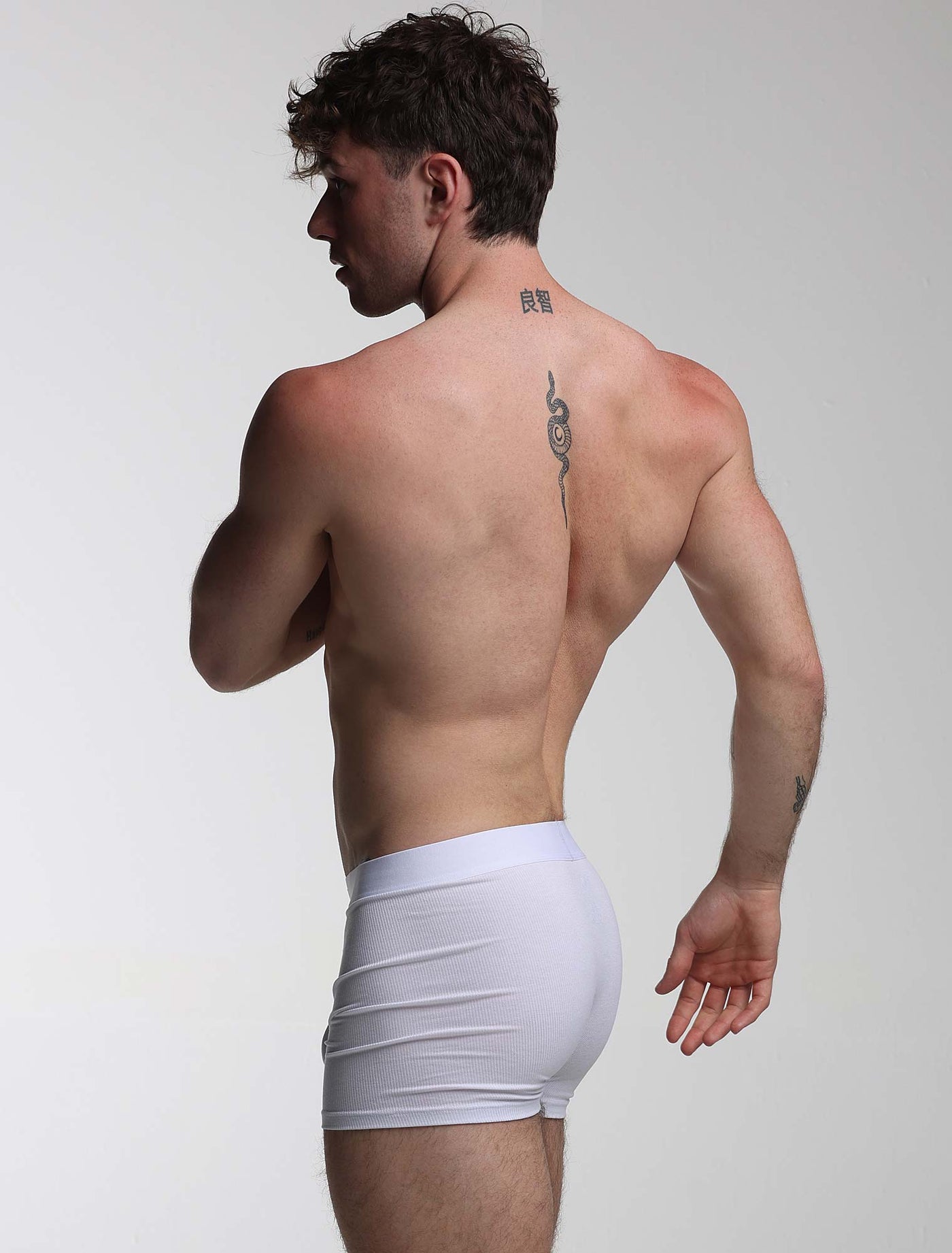 Color Pop Boxers - White & Orange