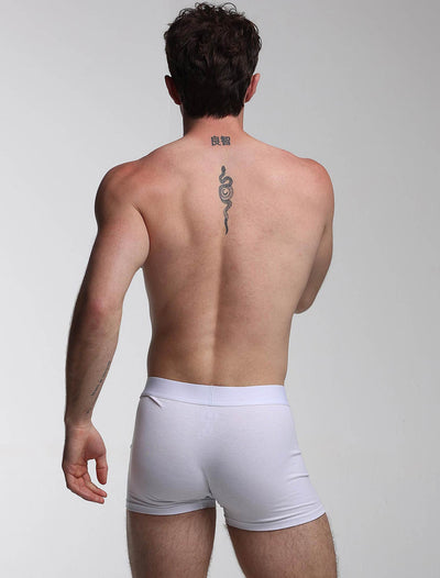 Color Pop Boxers - White & Orange