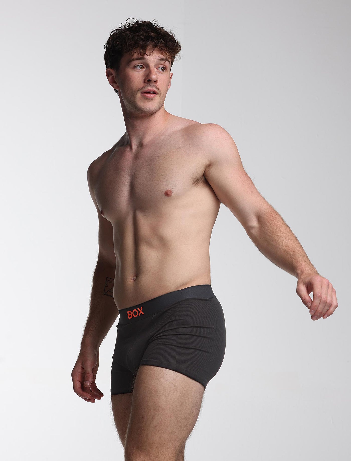 Color Pop Boxers - Black & Orange