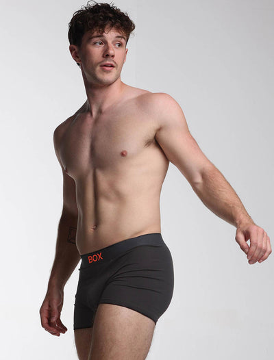 Color Pop Boxers - Black & Orange