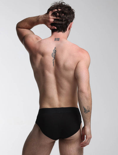 Color Pop Briefs - Black & Green