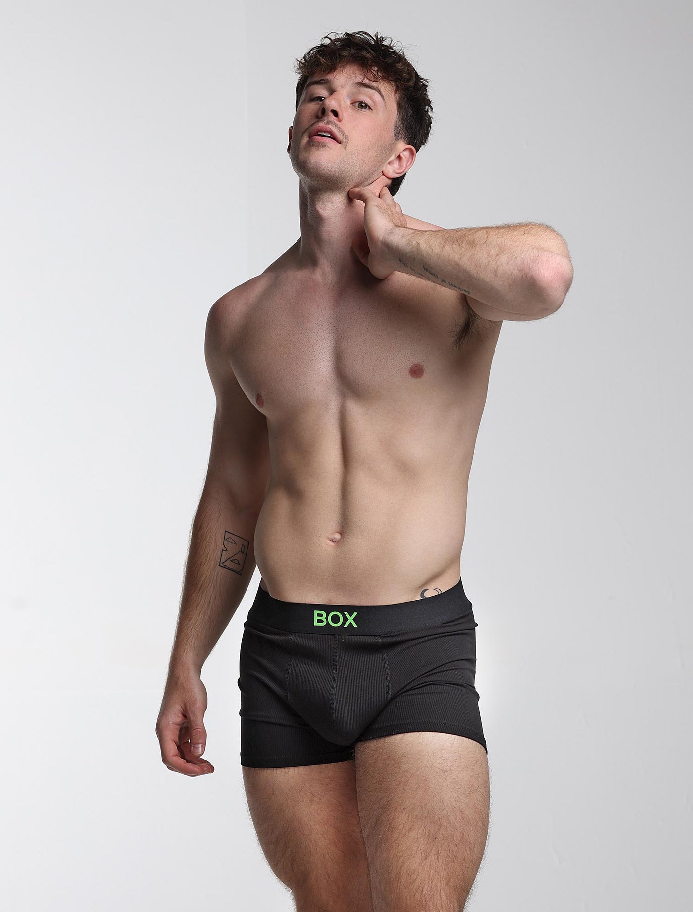 Color Pop Boxers - Black & Green